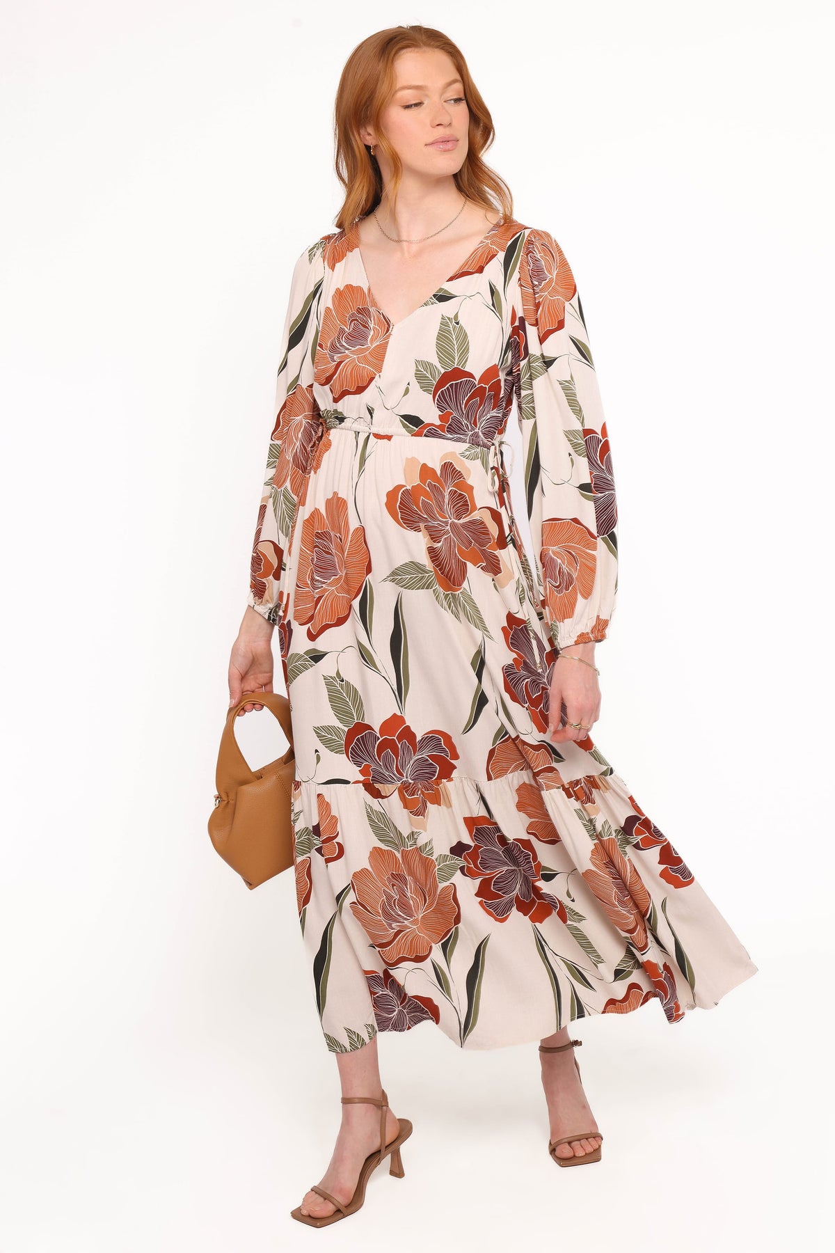 Cerwin Midi Dress - Fall Floral