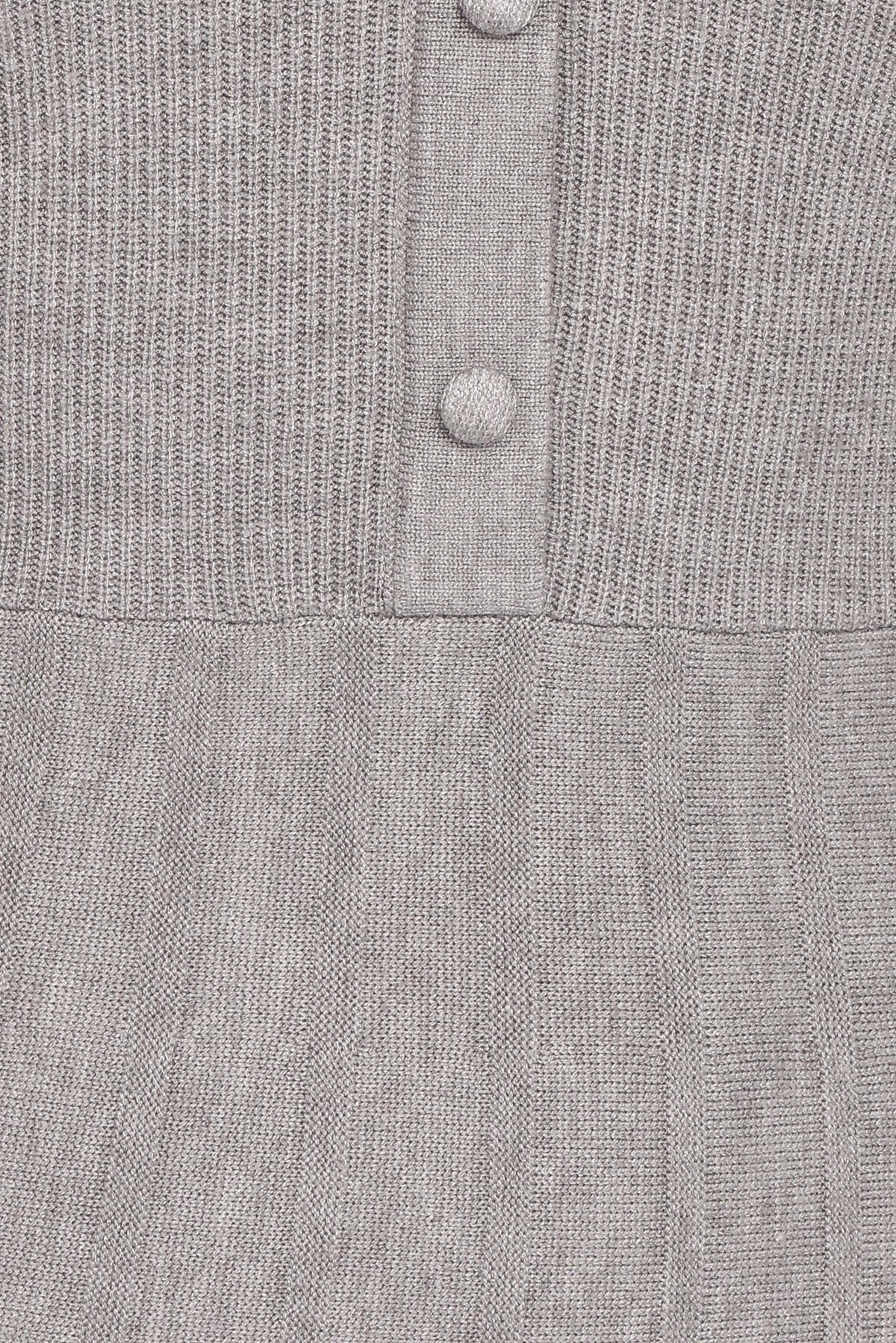 Darlina Long Sleeve Mini Dress - Heather Grey