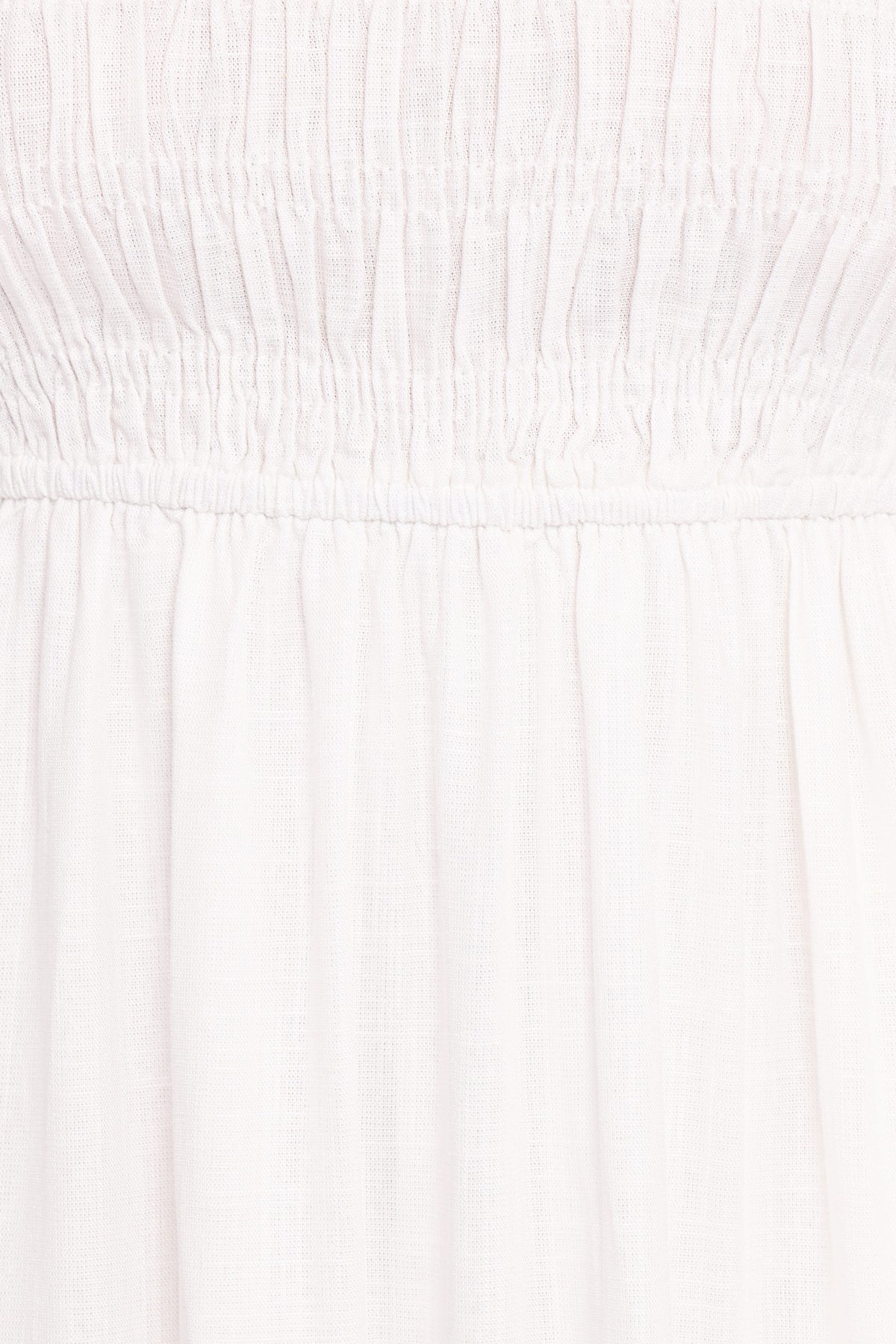 Emari Puff Sleeve Mini Dress - White