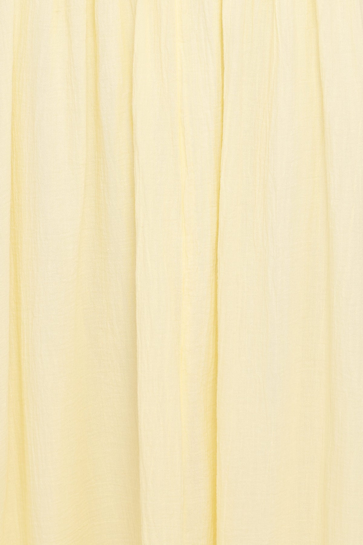 Enola Gather Midi Dress - Yellow