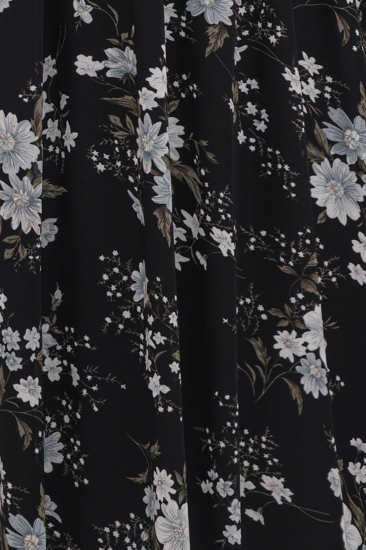 Mavis Long Sleeve Maxi Dress - Black Floral
