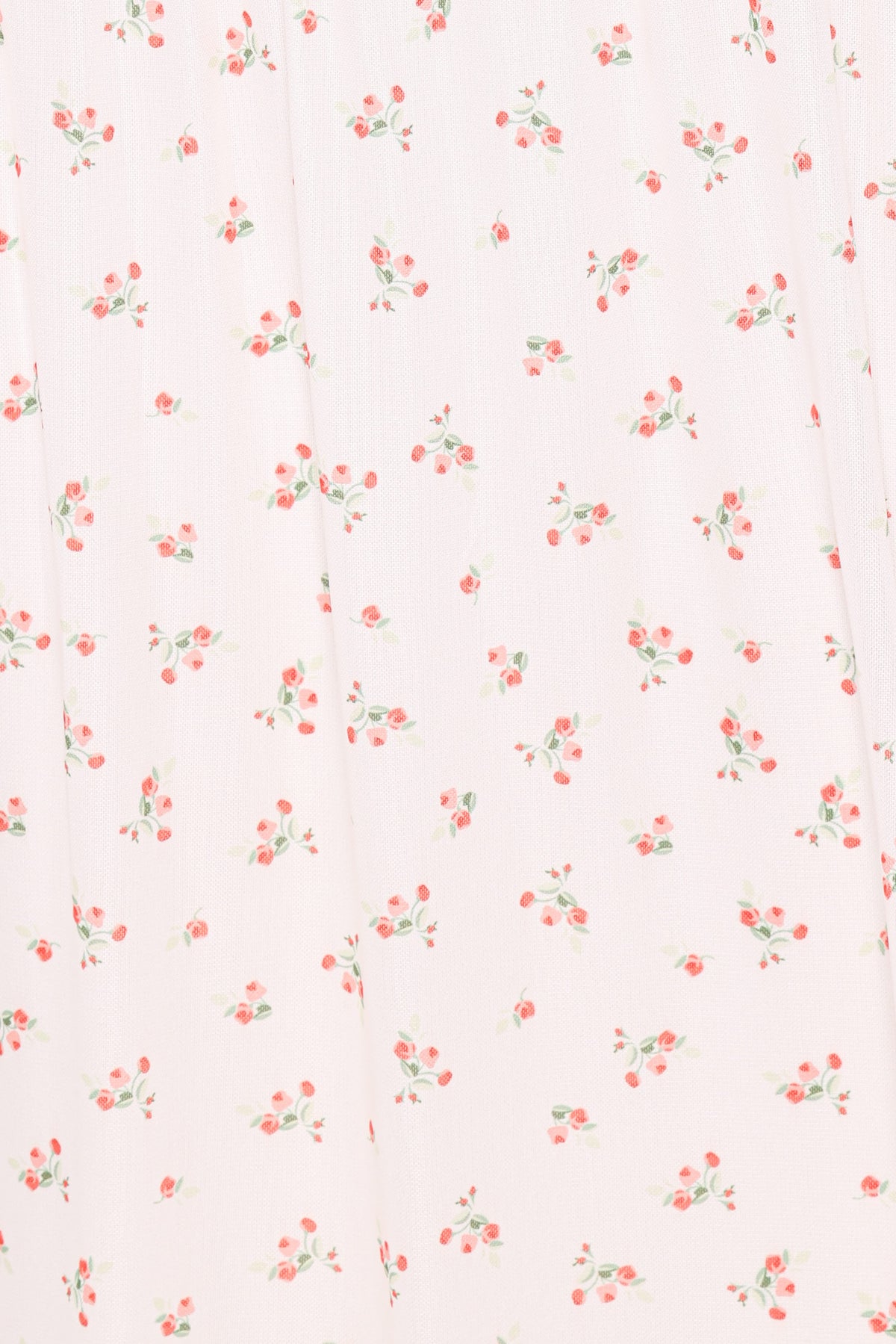Mayven Maxi Dress - White Ditsy