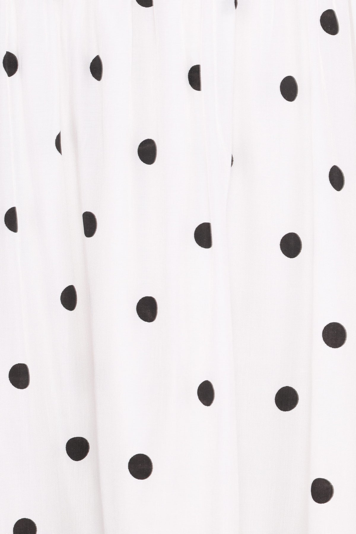 Mona Mini Dress - Black Polka