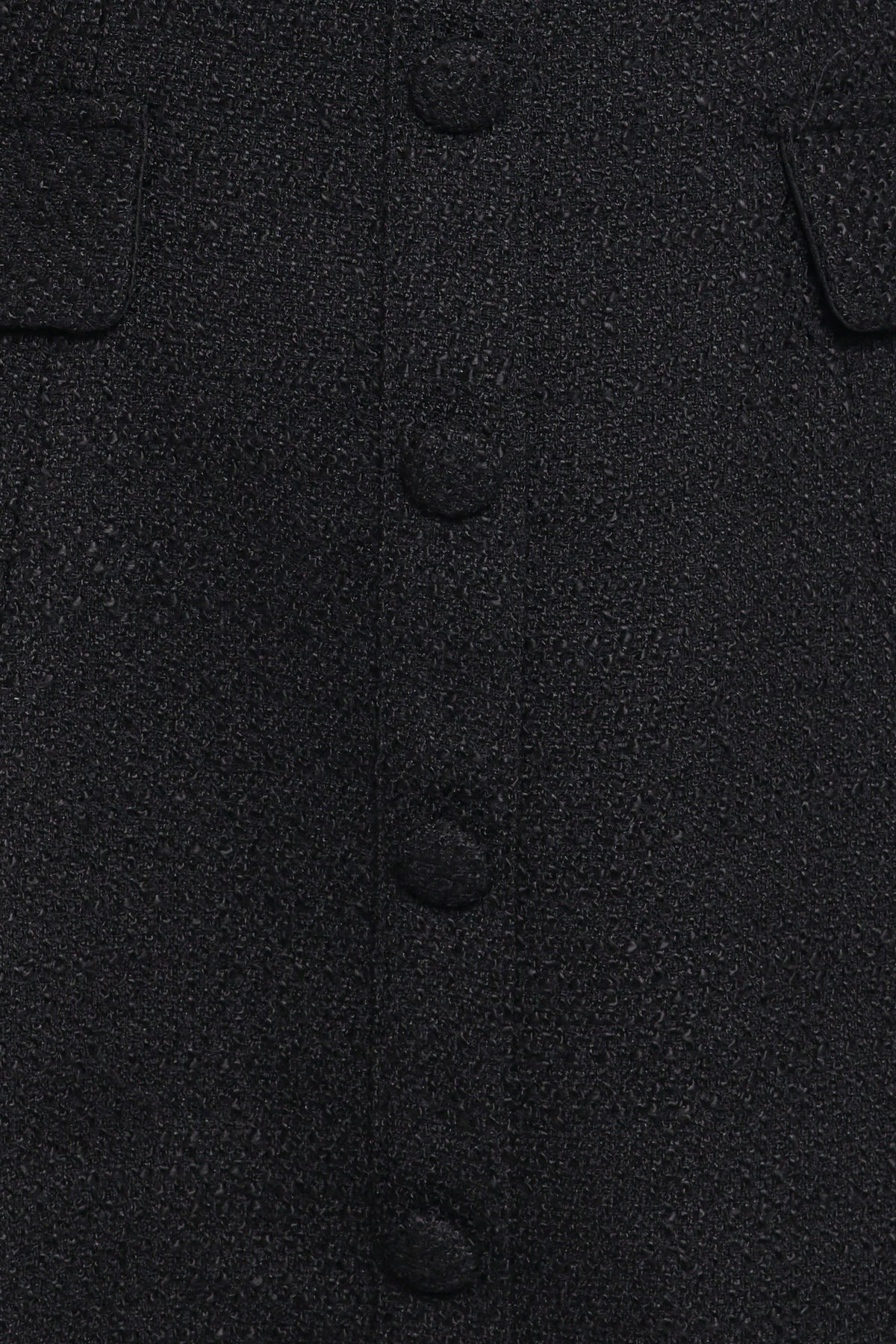 Sutton Mini Dress - Black Tweed
