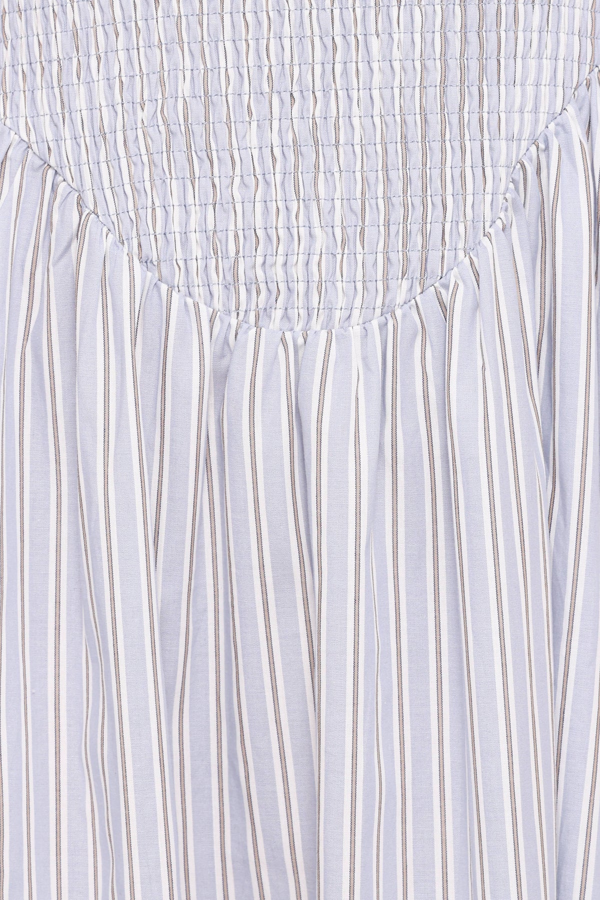 Tony Maxi Dress - Brown/Blue Stripe