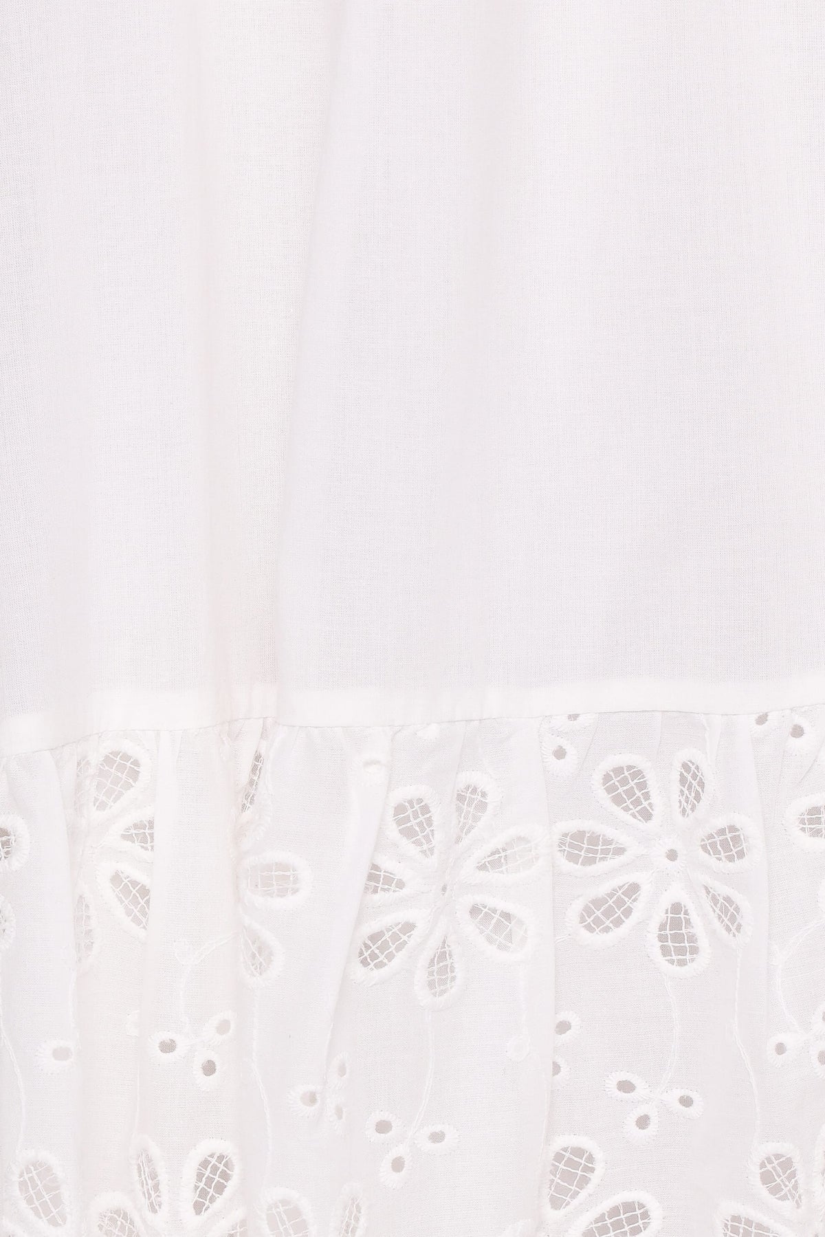Xana Maxi Dress - White Broderie