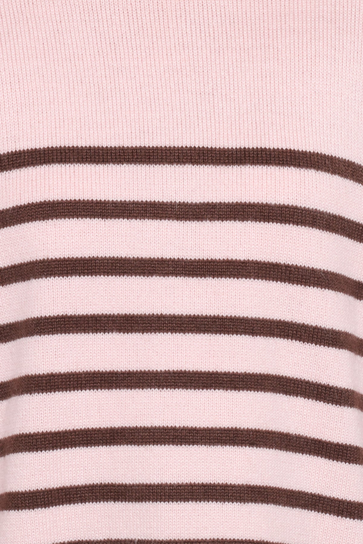 Eleanora Striped Knit Pullover Sweater - Pink