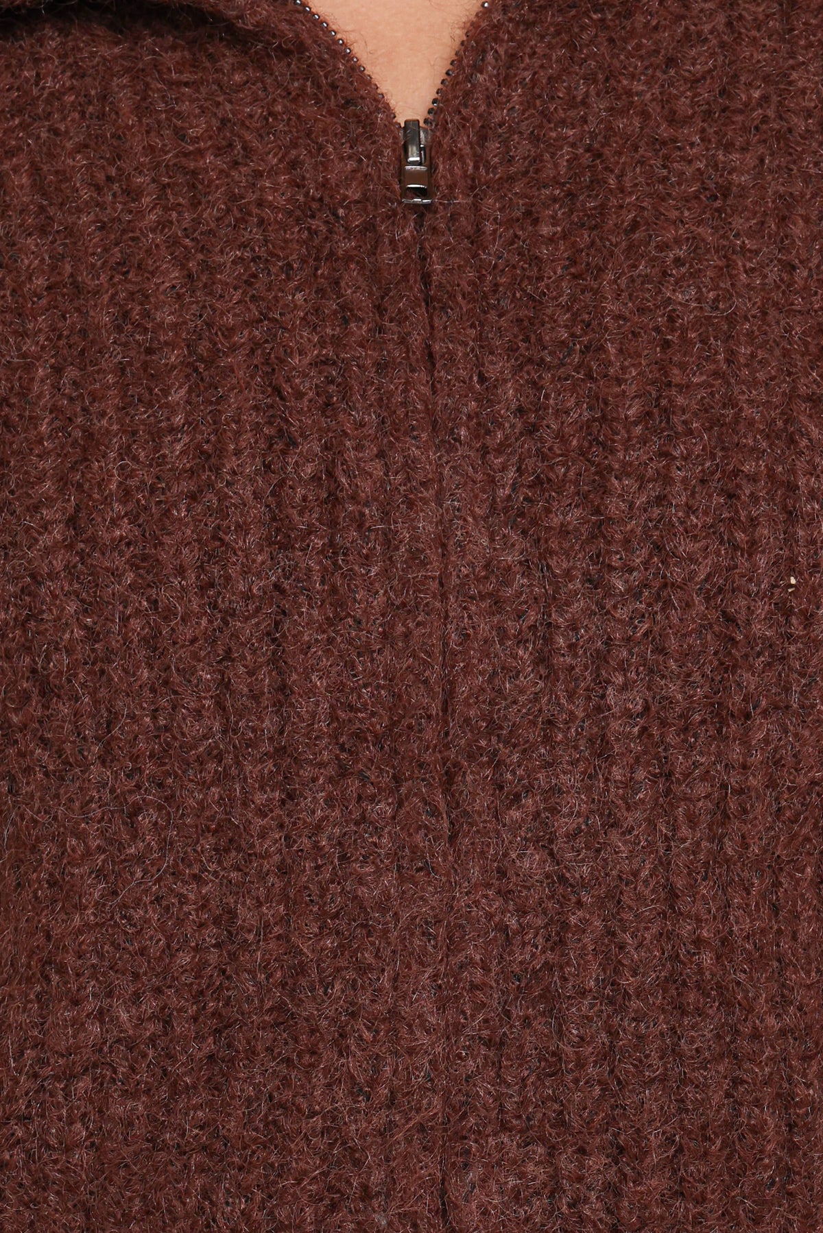 Miffy Zip Through Cardigan - Chocolate