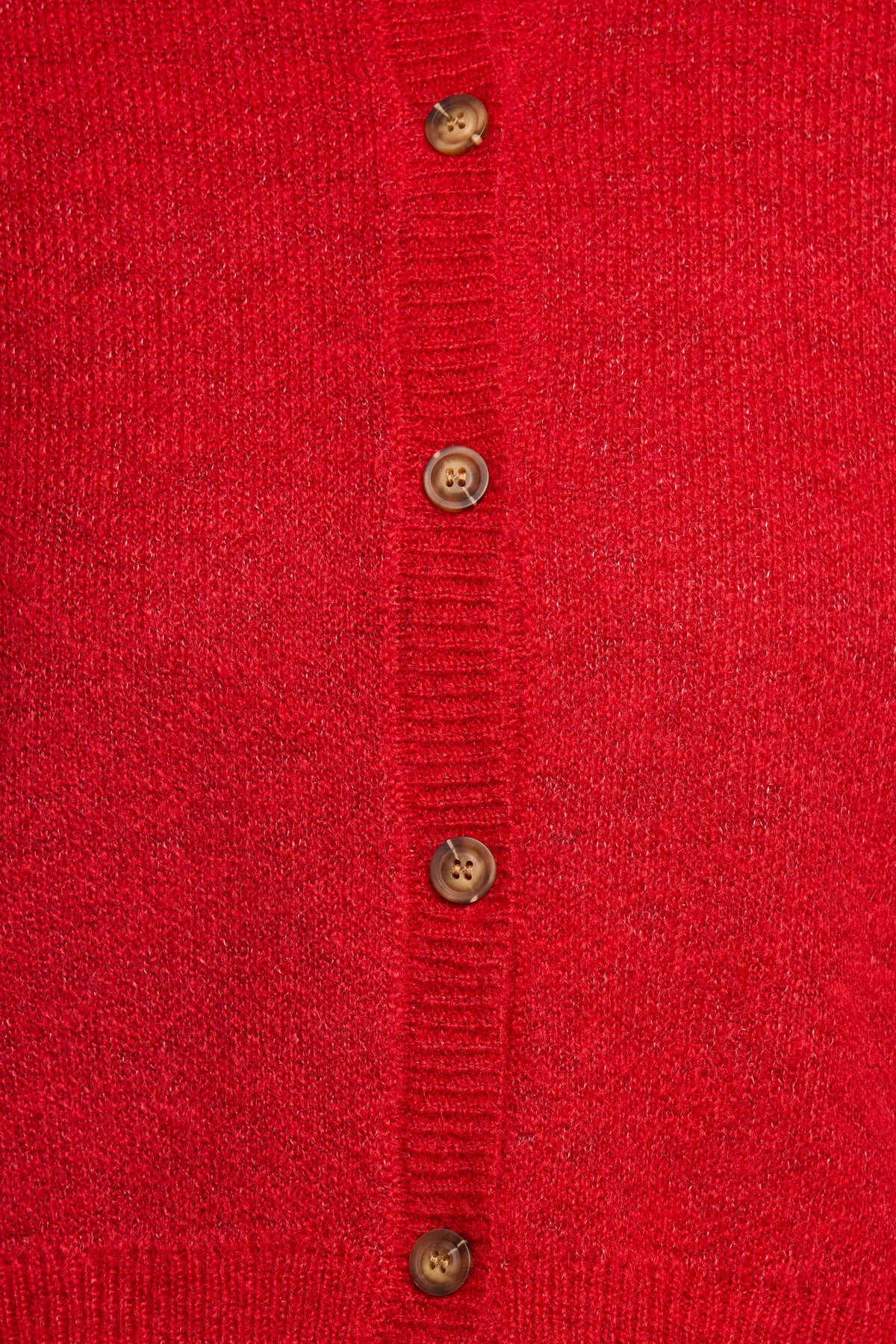 Naya Collar Cardigan - Red