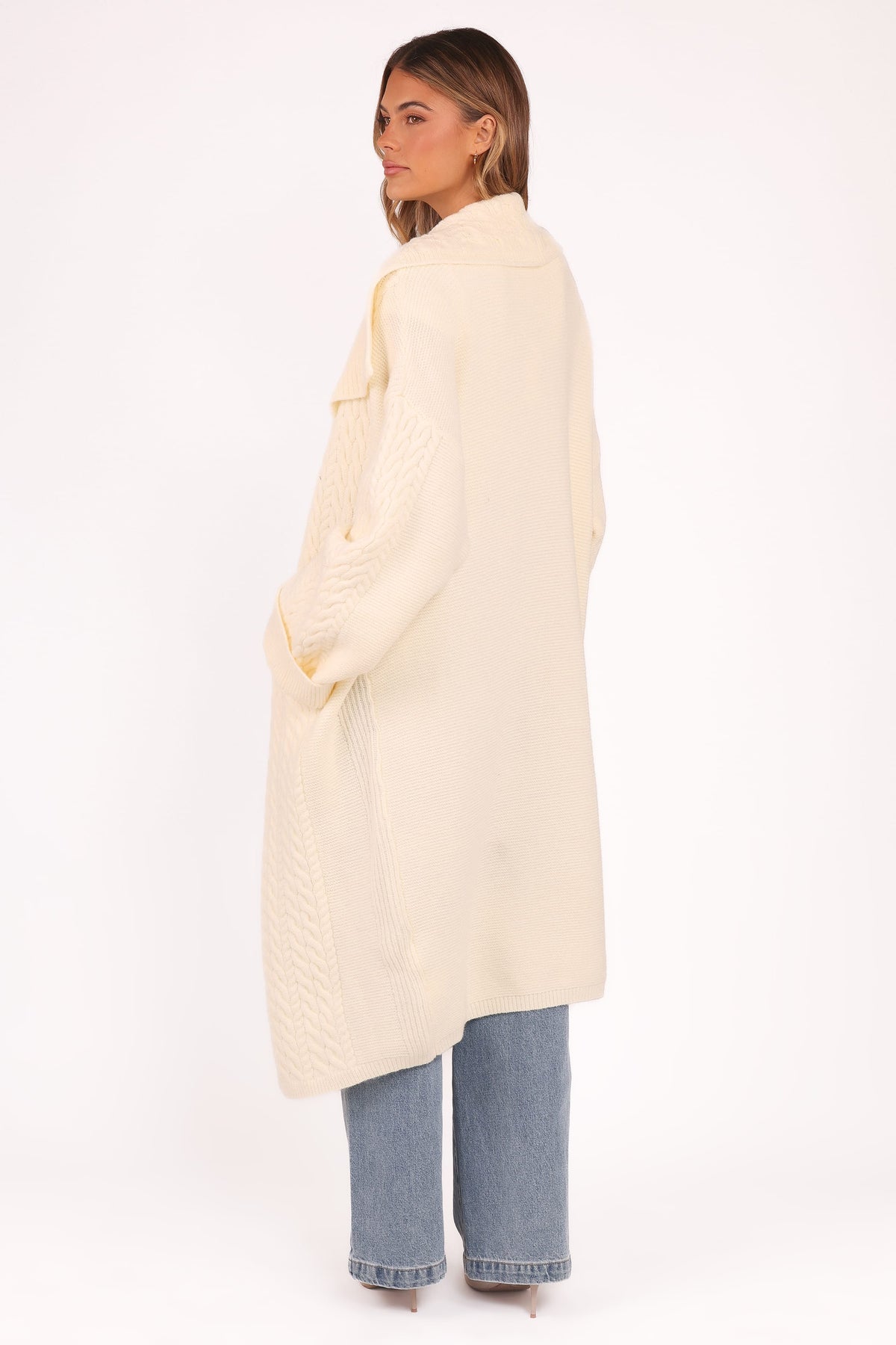 Nova Long Cardigan - Cream