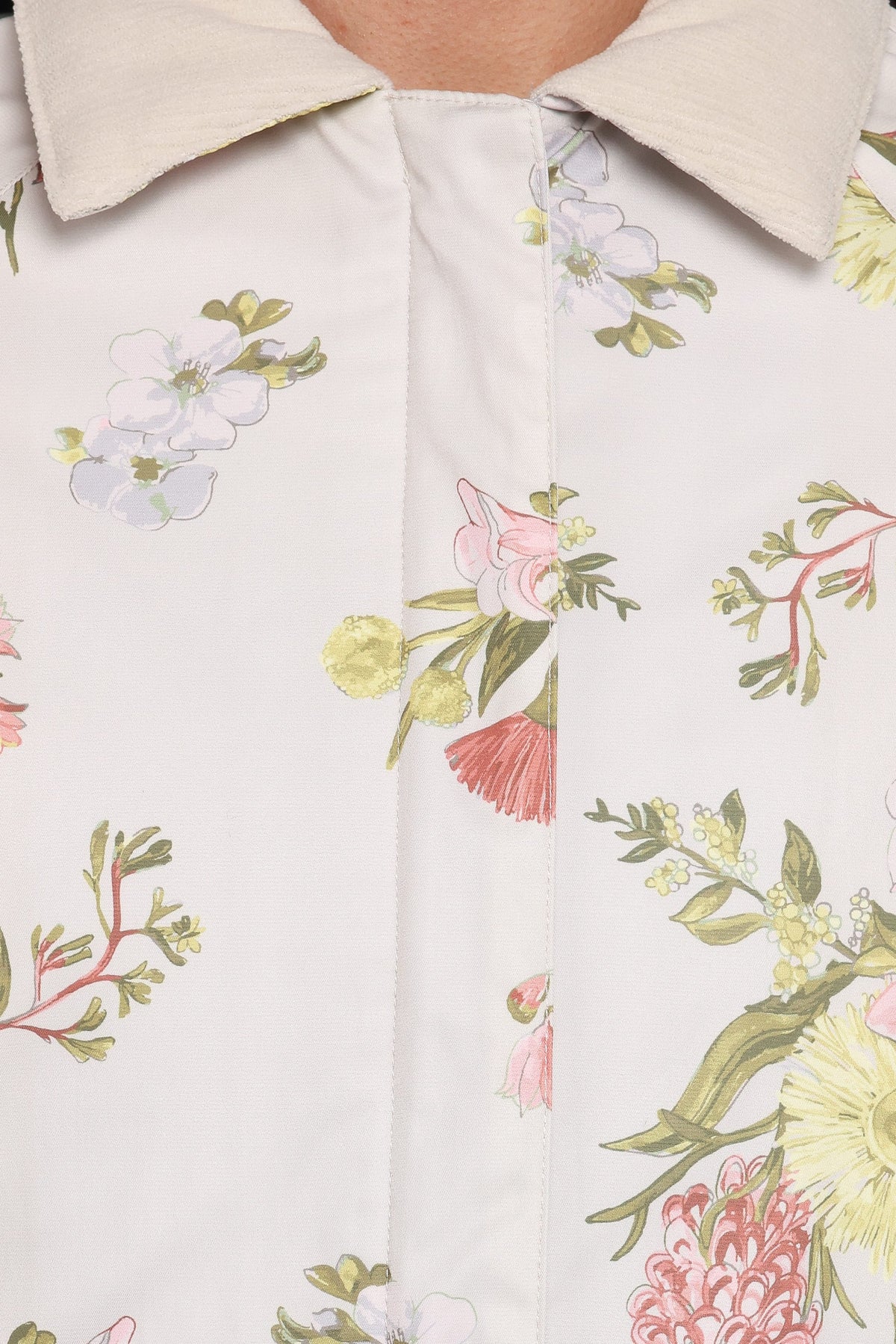 Danica Barn Jacket - Khaki Floral