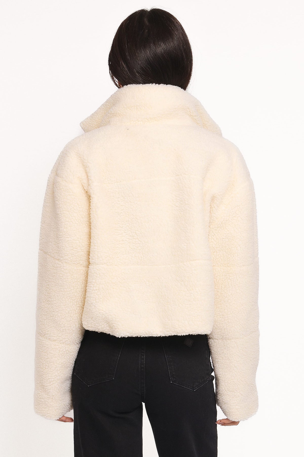 Katerina Fleece Puffer - White