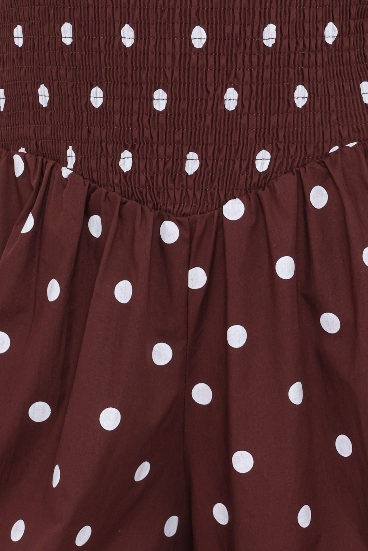 Paloma Jumpsuit - Chocolate Polka Dot