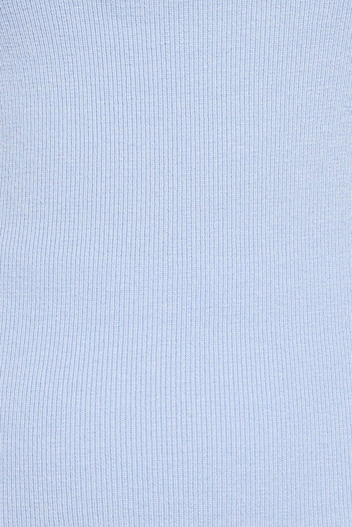 Charama Off Shoulder Knit Top - Blue
