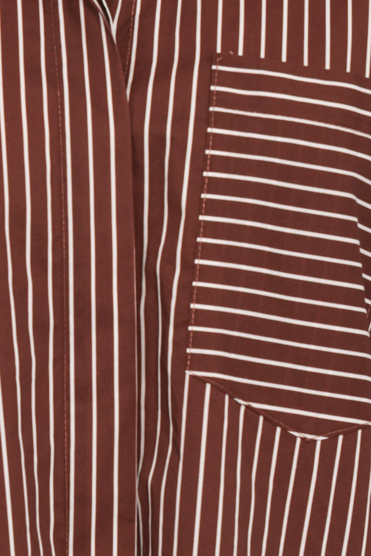 Darya Shirt - Chocolate Stripe