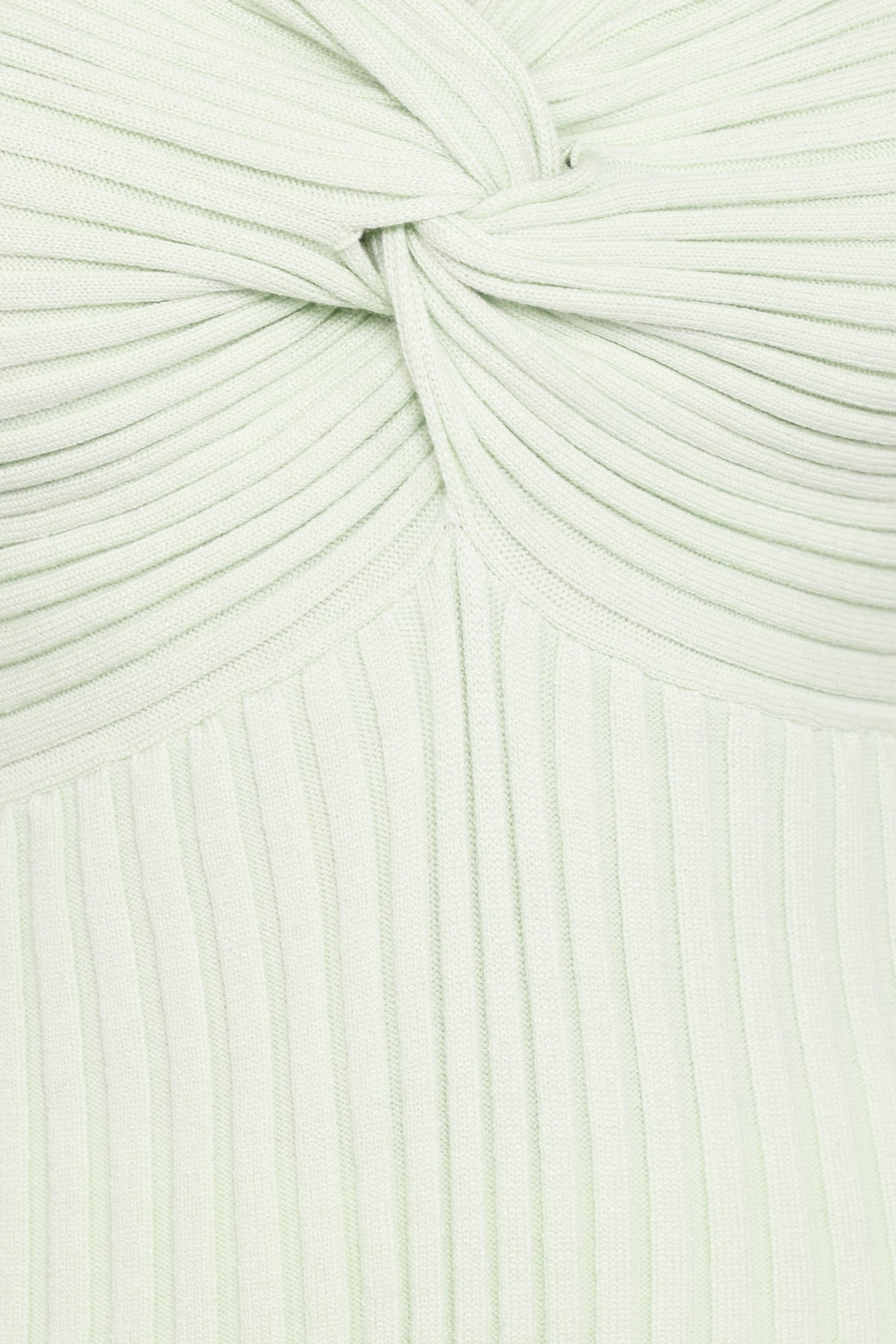 Demi Twist Detail Knit Top - Sage