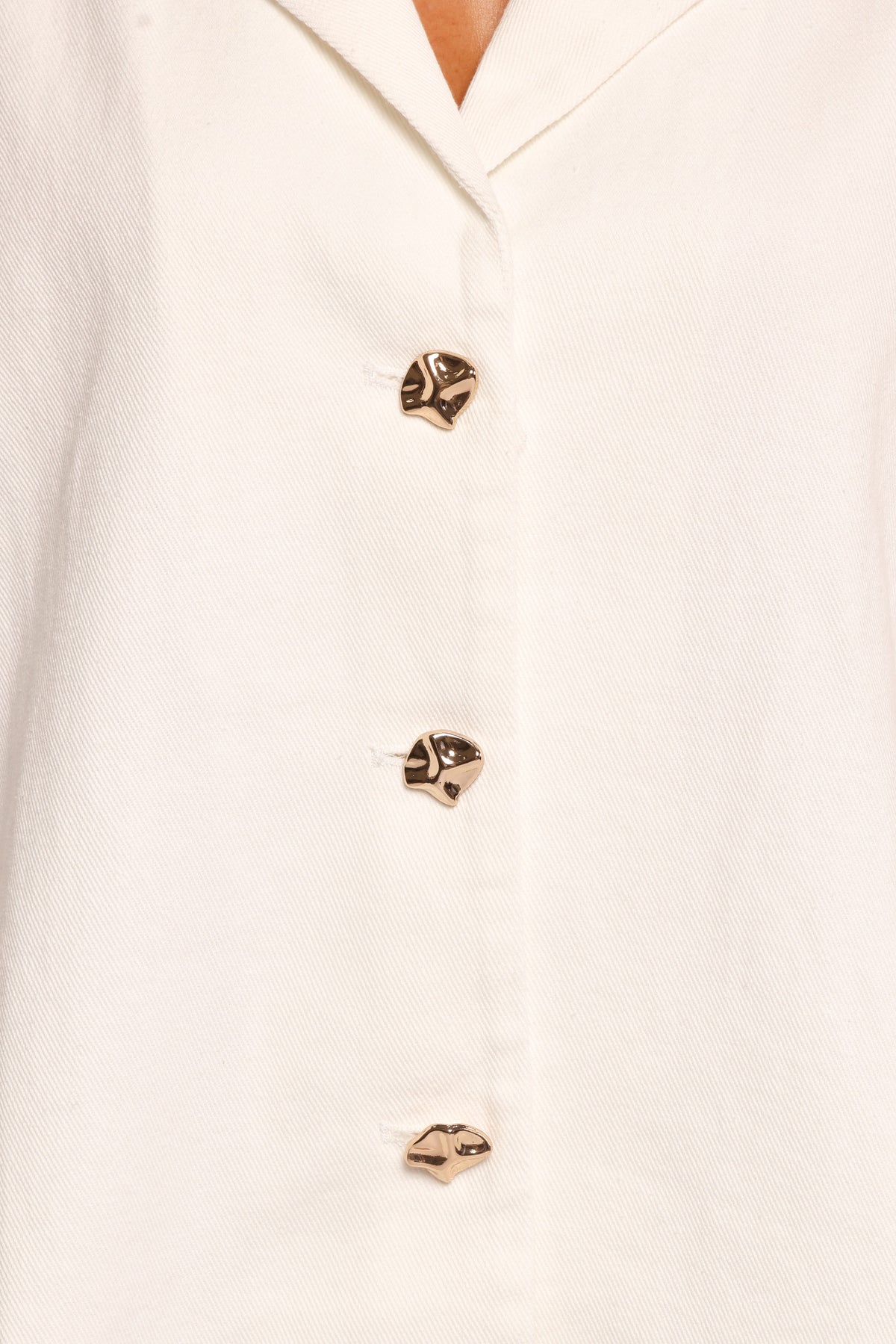 Odelia Denim Shirt - Off White