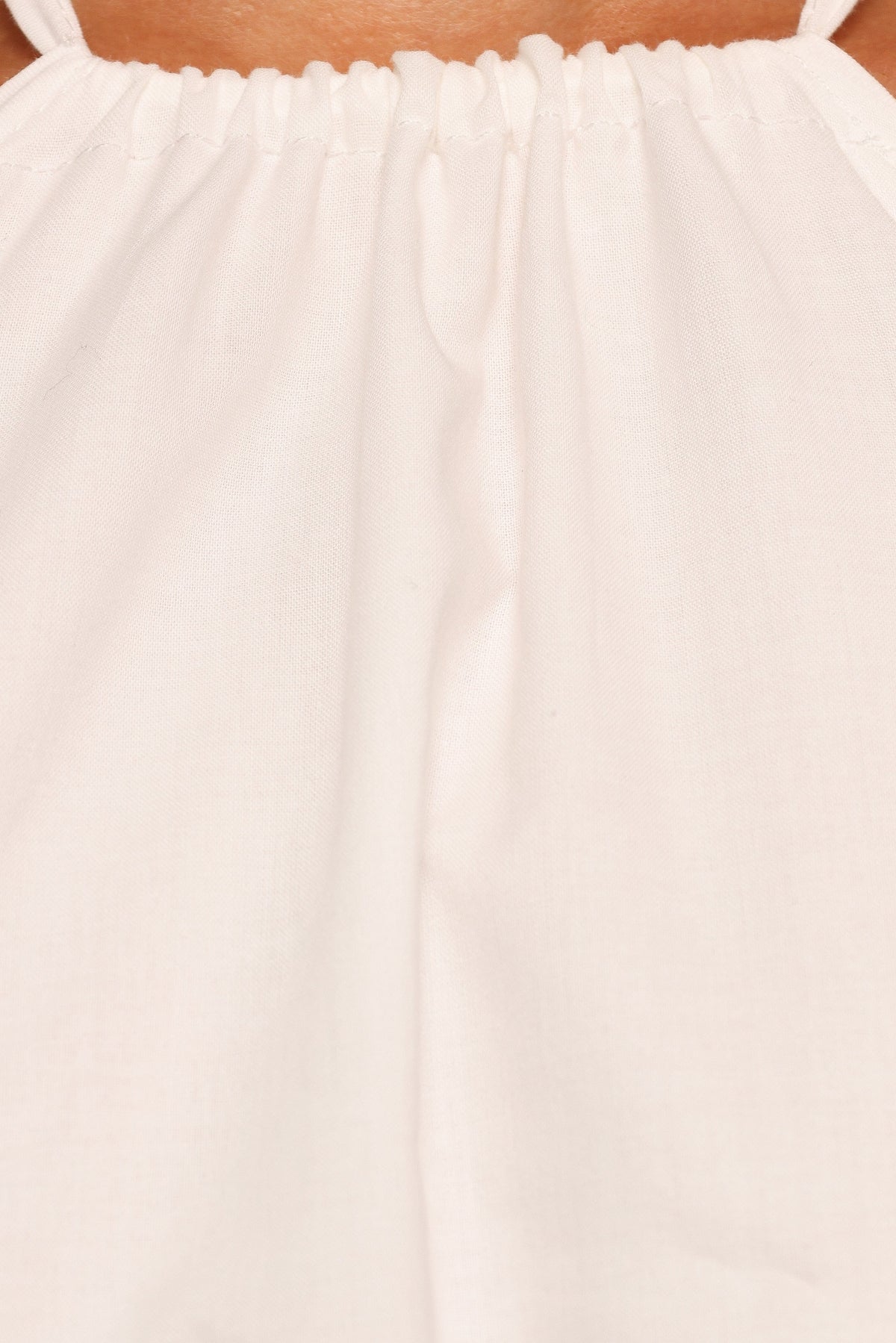 Vanessa Halterneck Top - White