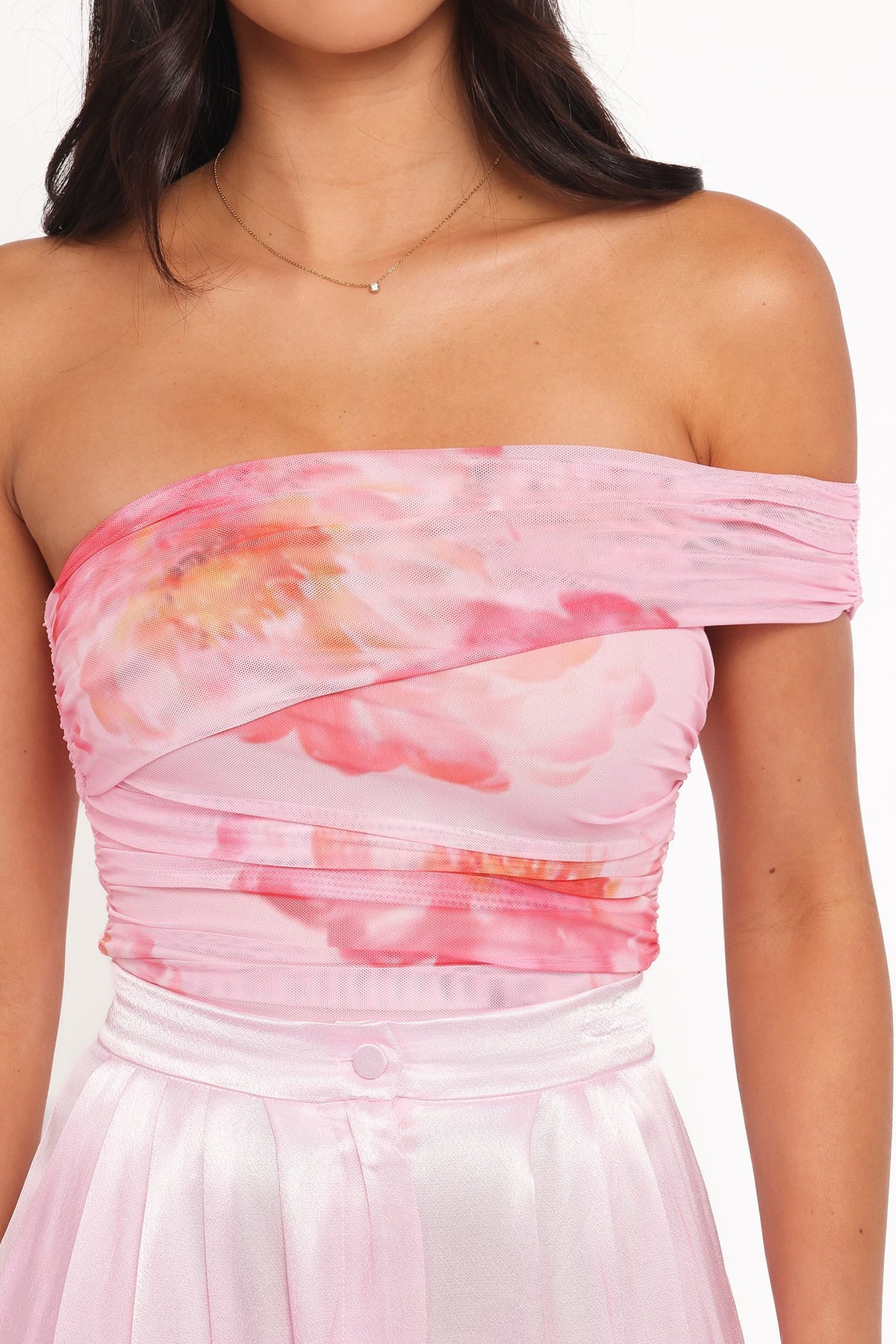 Zachary One Shoulder Top - Pink