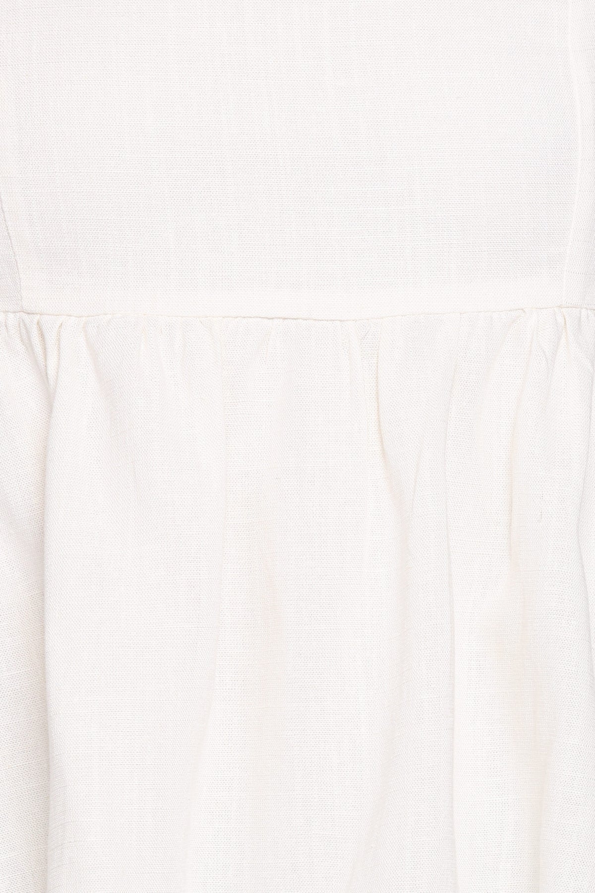 Zephyra Baby Doll Top - White