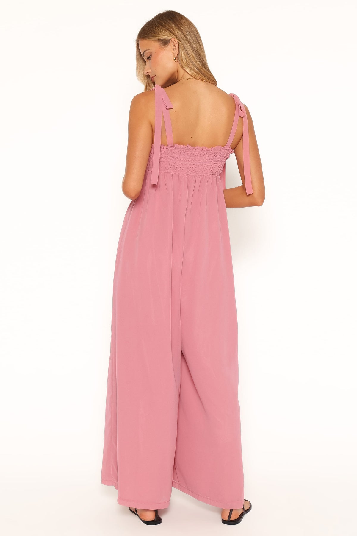 Andie Tie Jumpsuit - Rose Pink