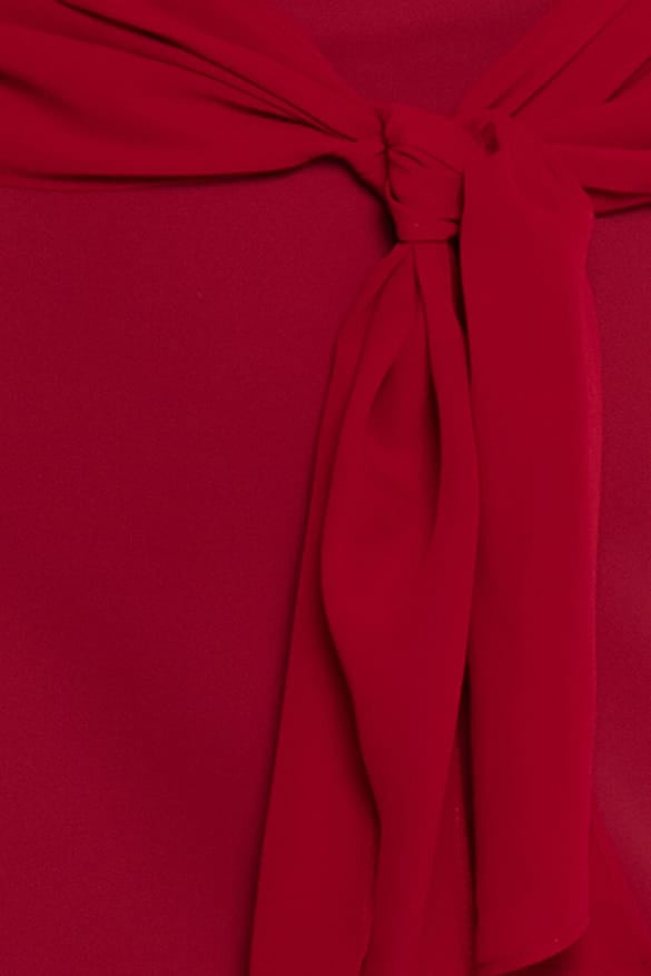 Athena Jumpsuit - Sangria Red