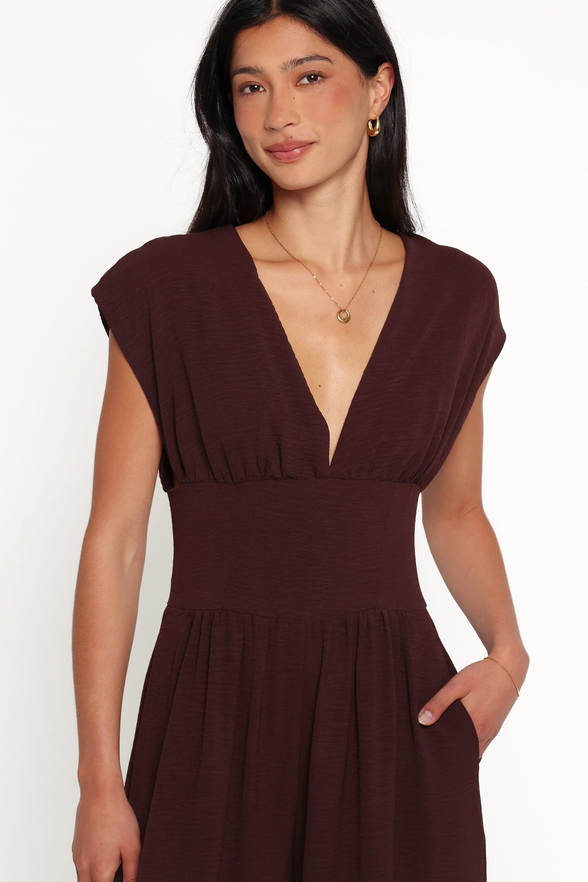 Elsie Jumpsuit - Chocolate Brown