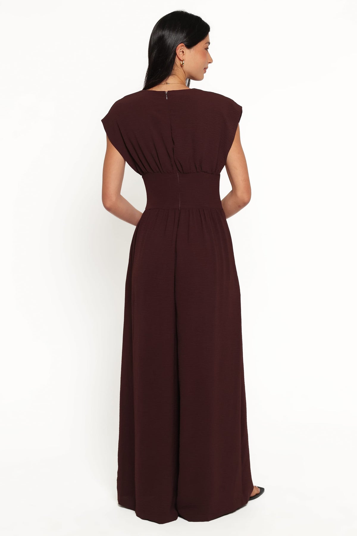 Elsie Jumpsuit - Chocolate Brown