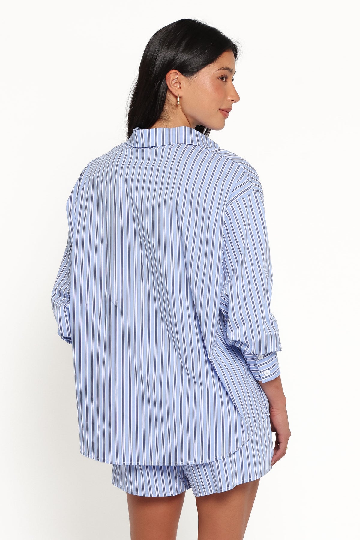 Ashlyn Short Set - Blue Stripe