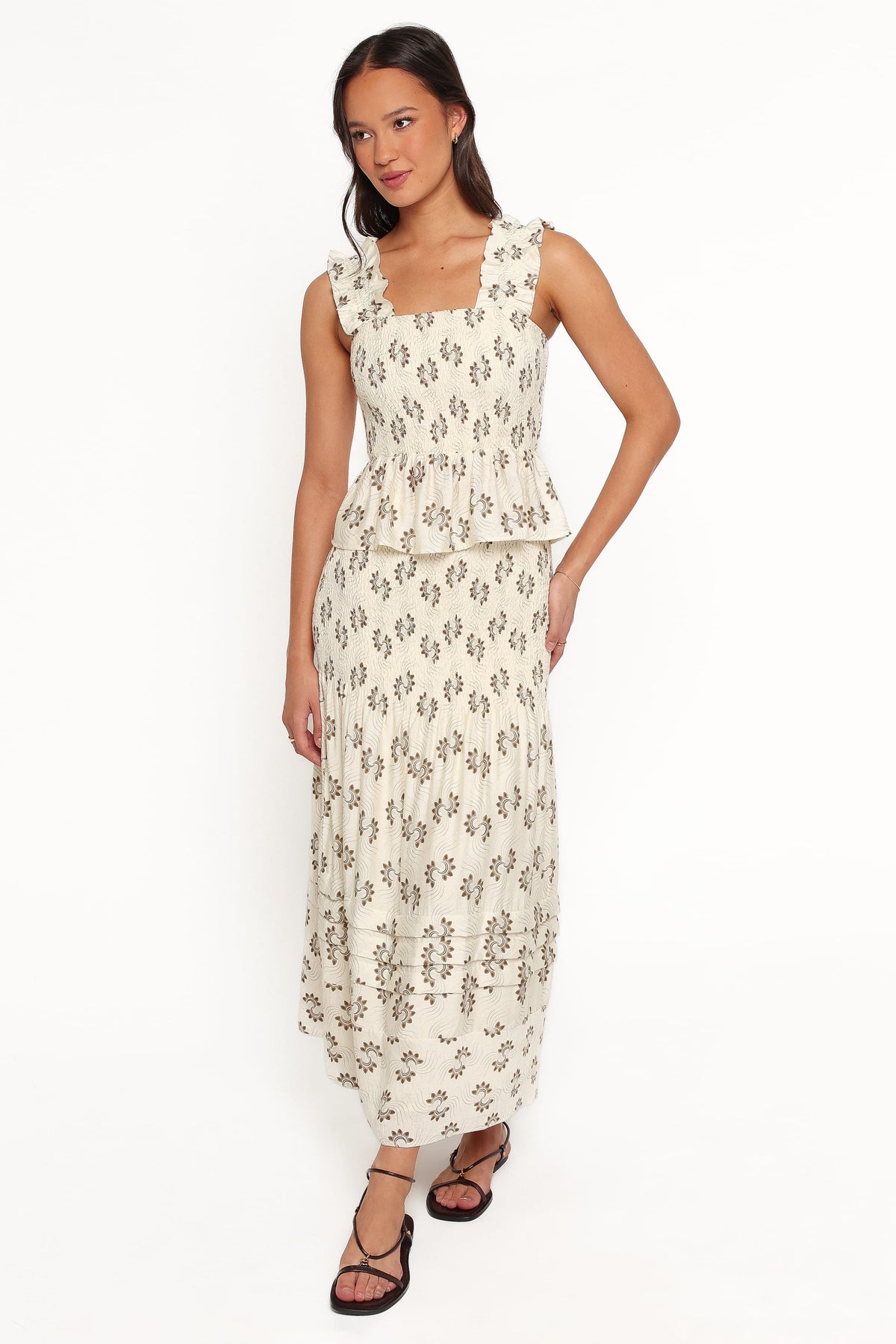 Sofia Skirt Set - Cream