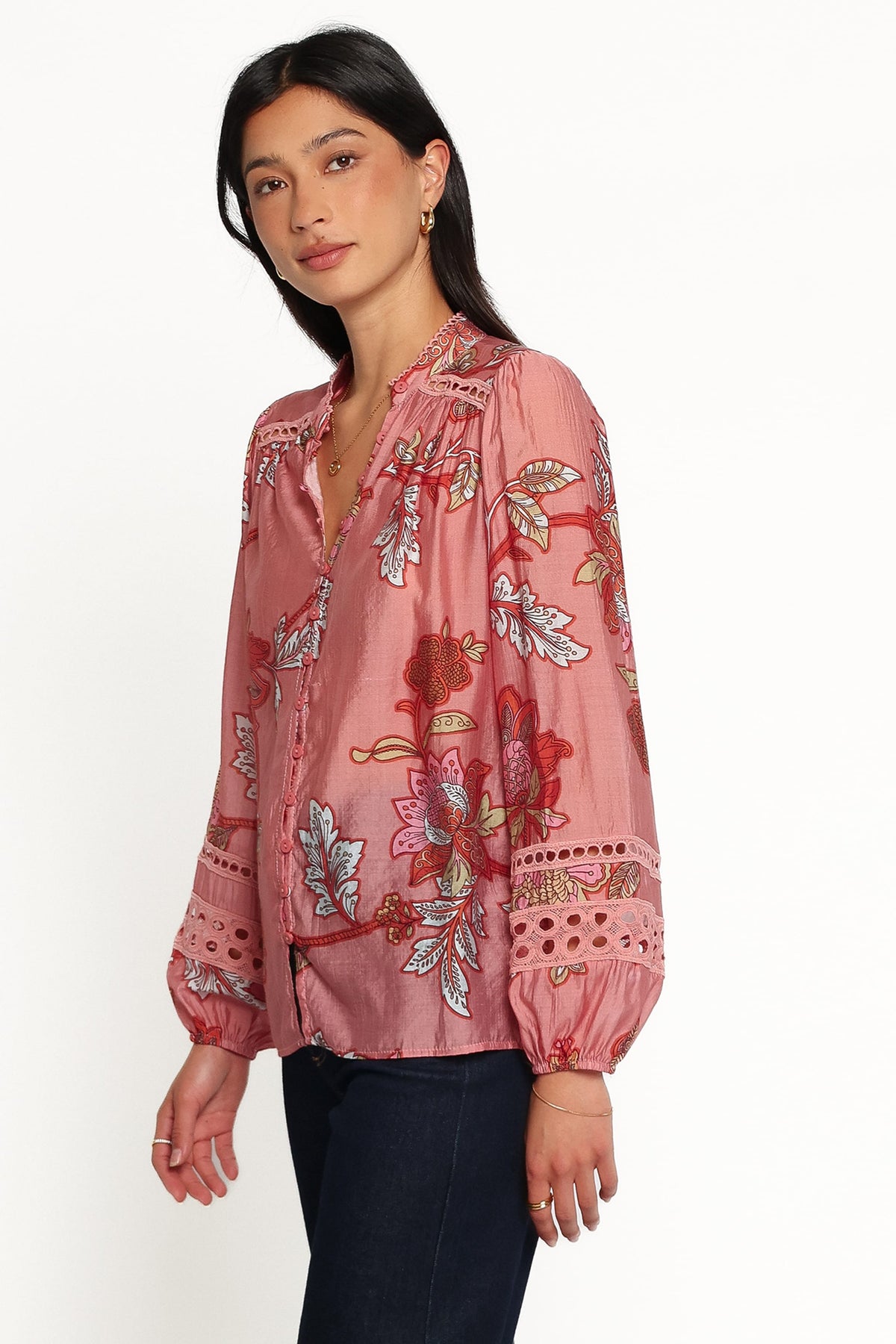 Eugenia Top - Pink Floral