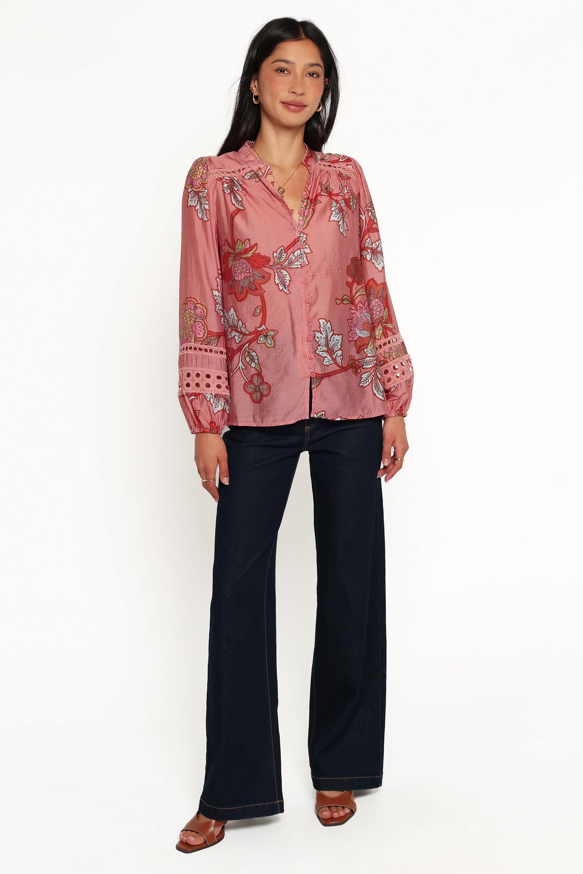 Eugenia Top - Pink Floral