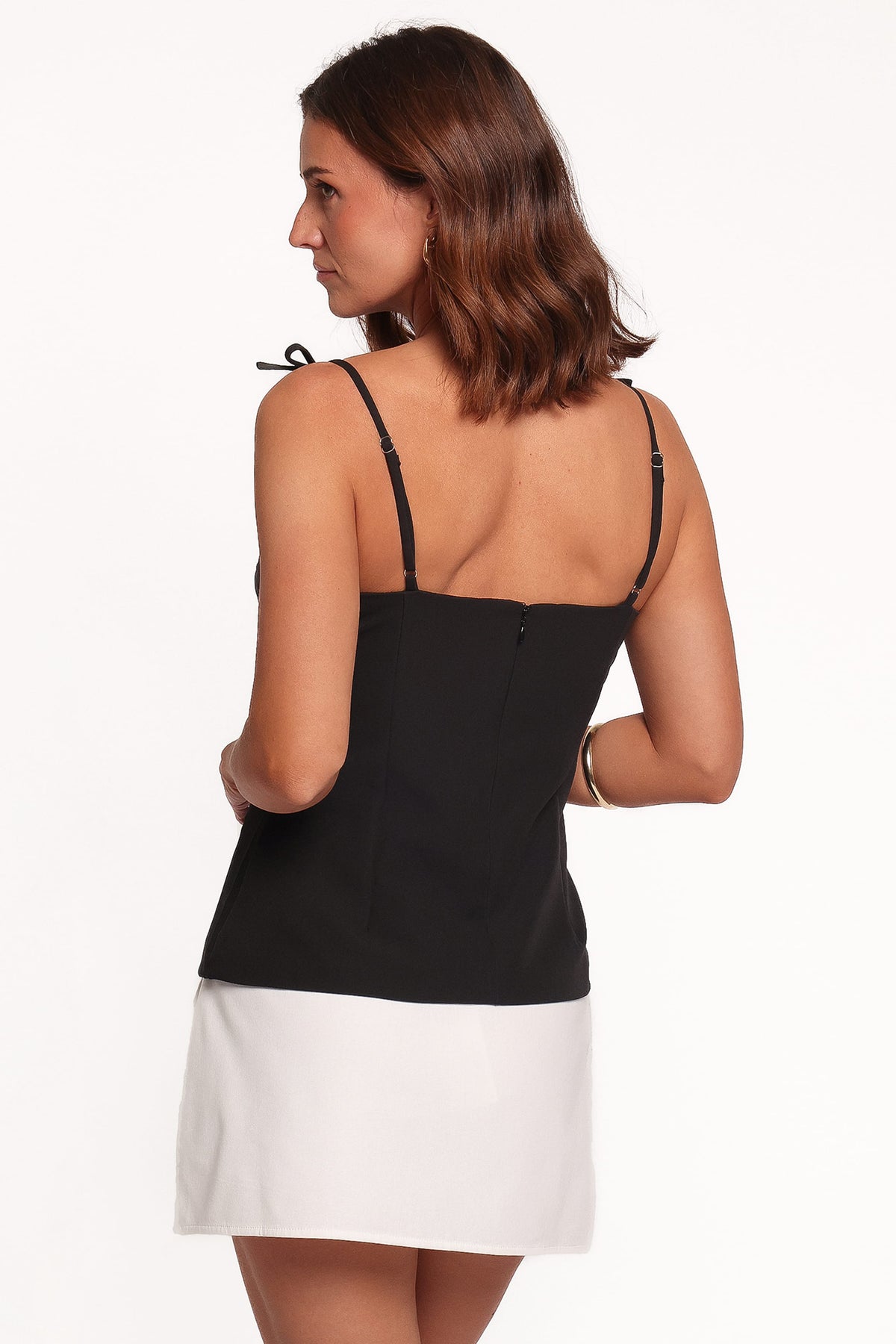 Pattie Bow Top - Black