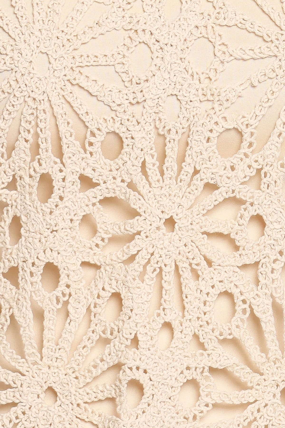 Rowley Crochet Top - Natural